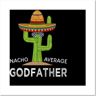 Fun Godparent Humor Gifts  Funny Meme Saying Godfather Posters and Art